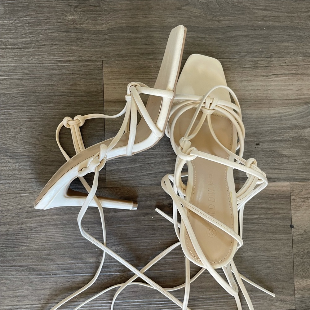 Forever 21 cream heels!
